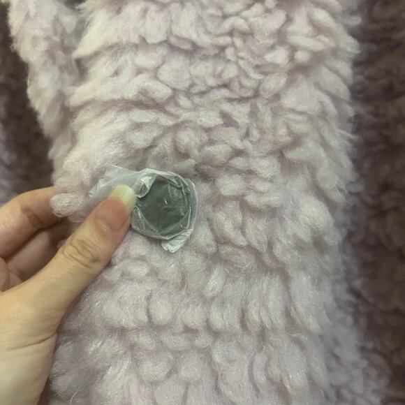 NWT Vero Moda Elvira Teddy Jacket in Lavender Pastel Purple - Picture 11 of 16